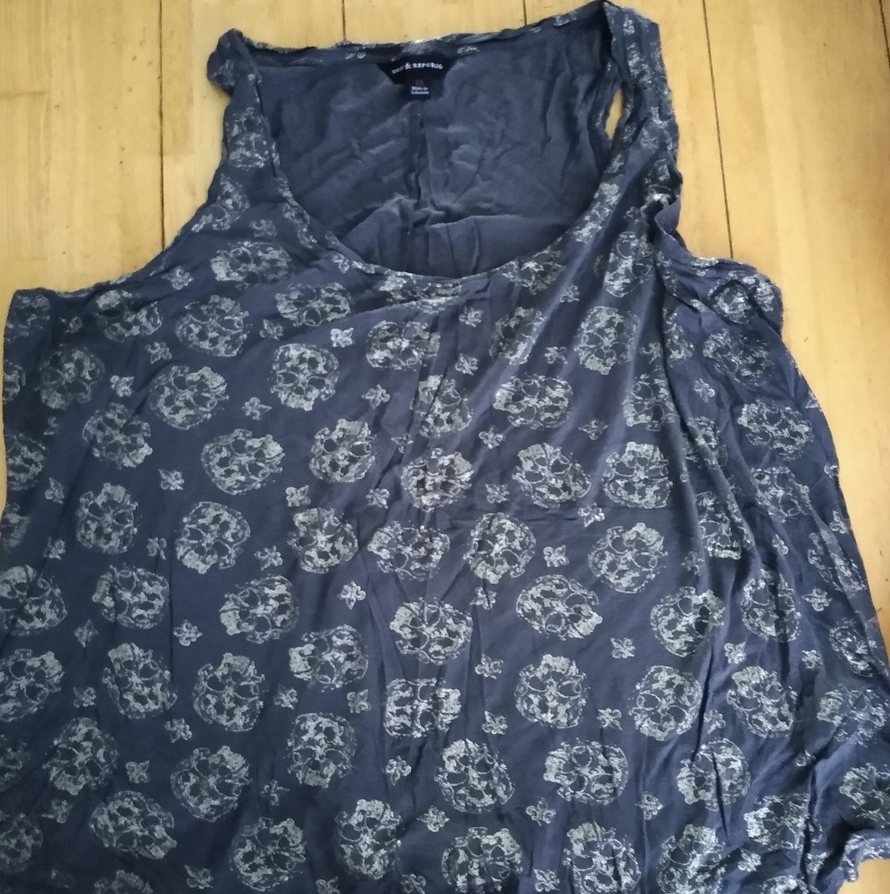 Rock and republic skull top